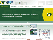 Tablet Screenshot of fng-logistics.com